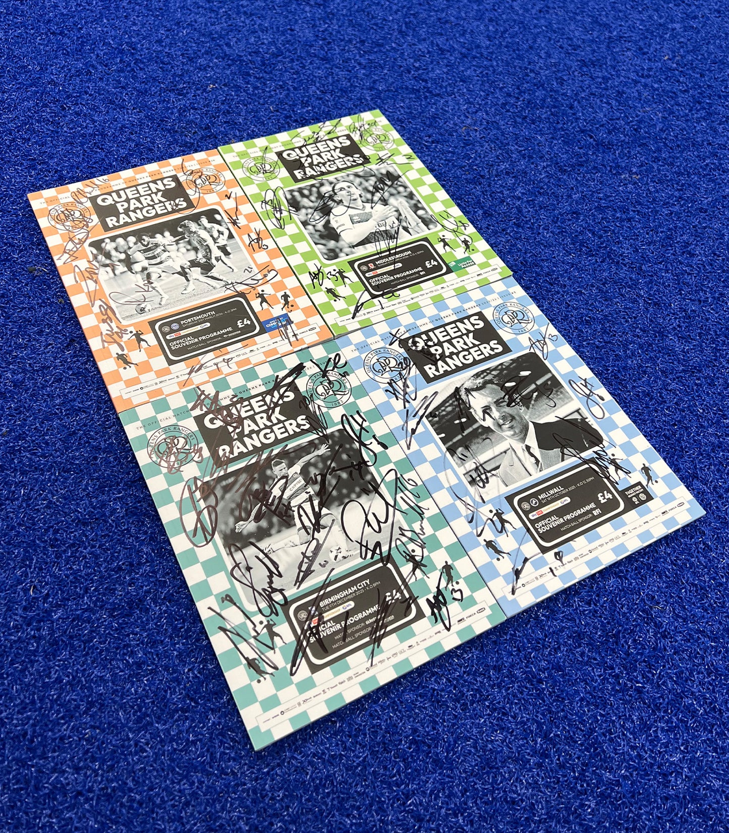 SIGNED PROGRAMME SET