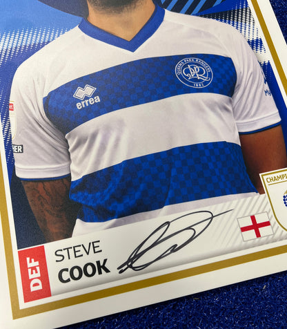 STEVE COOK SIGNED PANINI CARD