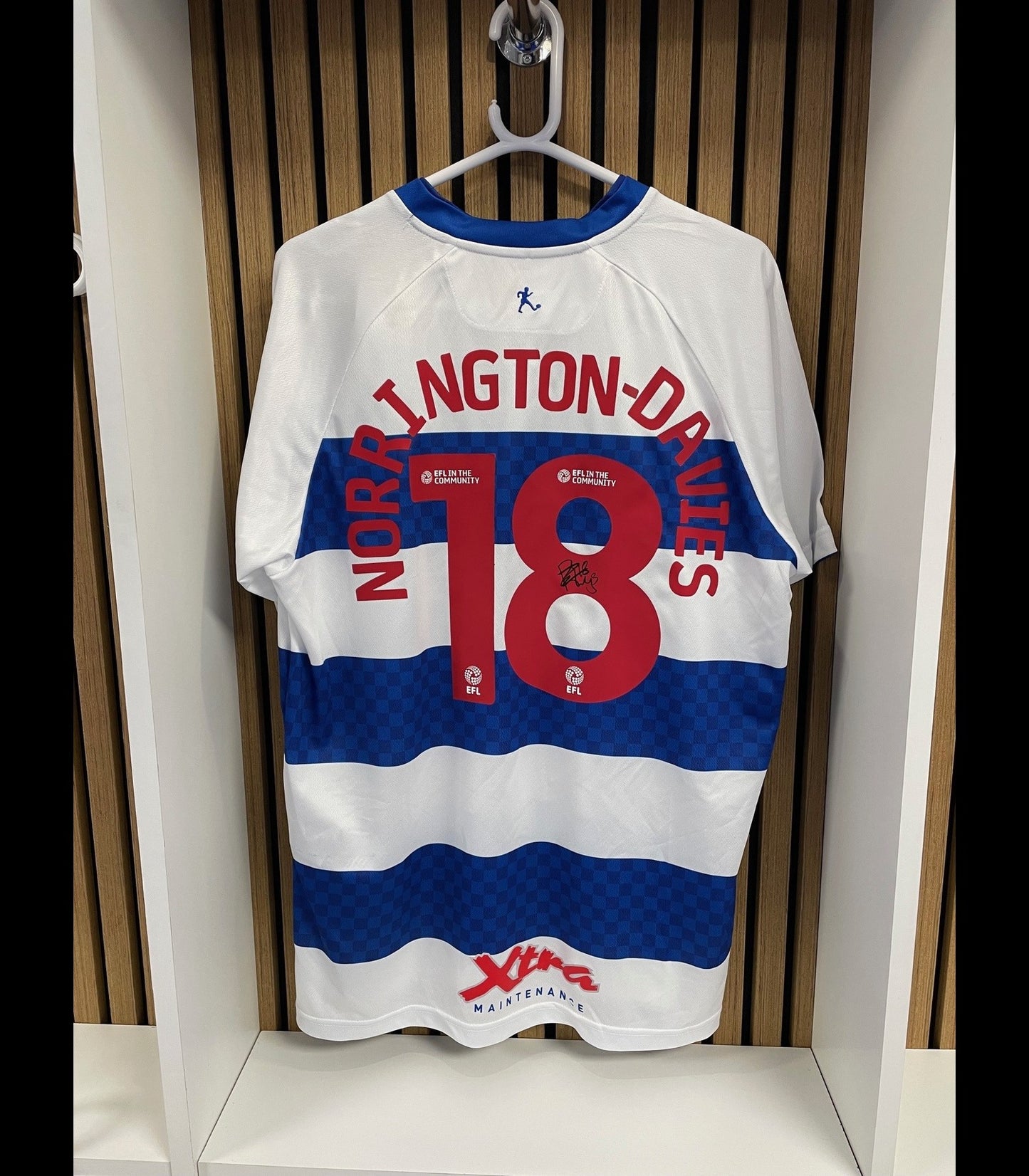 NORRINGTON-DAVIES PRINTED AND SIGNED SHIRT