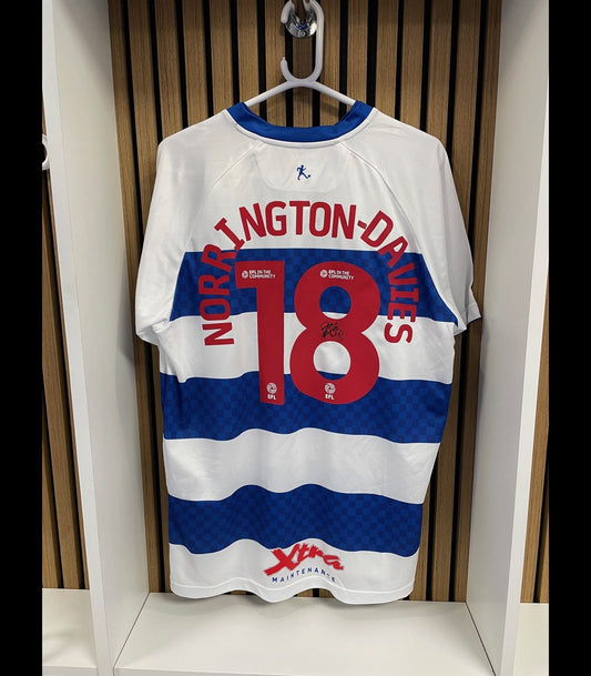 NORRINGTON-DAVIES PRINTED AND SIGNED SHIRT